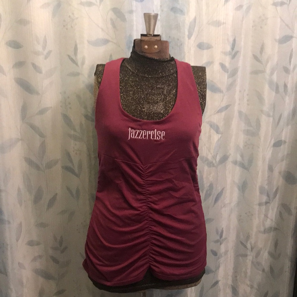 Jazzercise Athletic Top with Built-in Shelf Bra